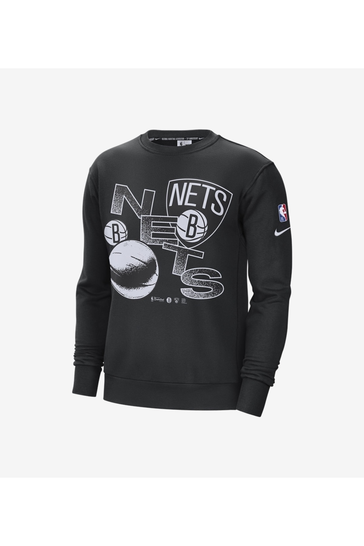 Nike Nets Courtsıde Crewneck Sweatshirt Dh9428-010