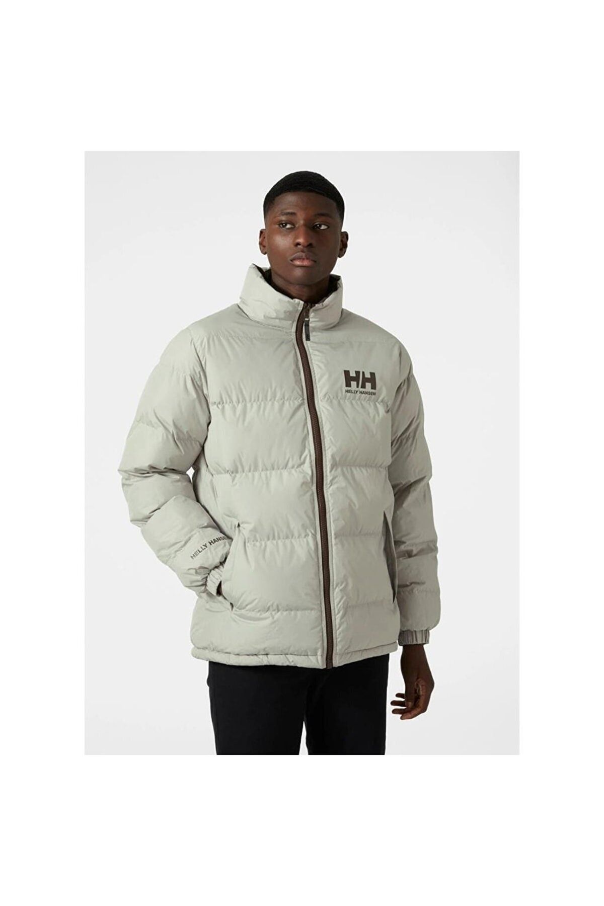 Helly hansen top yellow puffer jacket