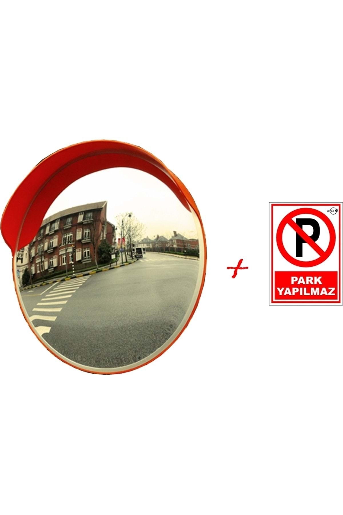 LOREX Lr-a25 Akrilik 60 Cm Trafik Güvenlik Aynası Pvc Levhalı