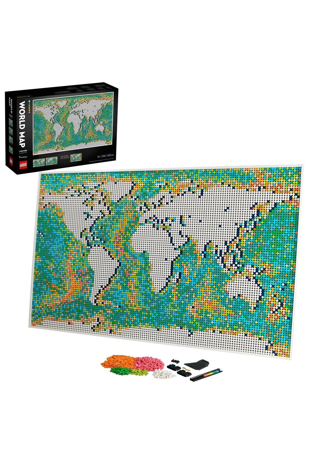 LEGO ® Art World Map 31203 — Коллекционный конструктор для взрослых (11 695 деталей) 5702016914900