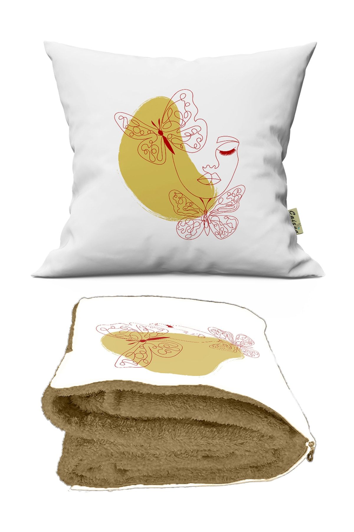 Pillow and shop blanket in one