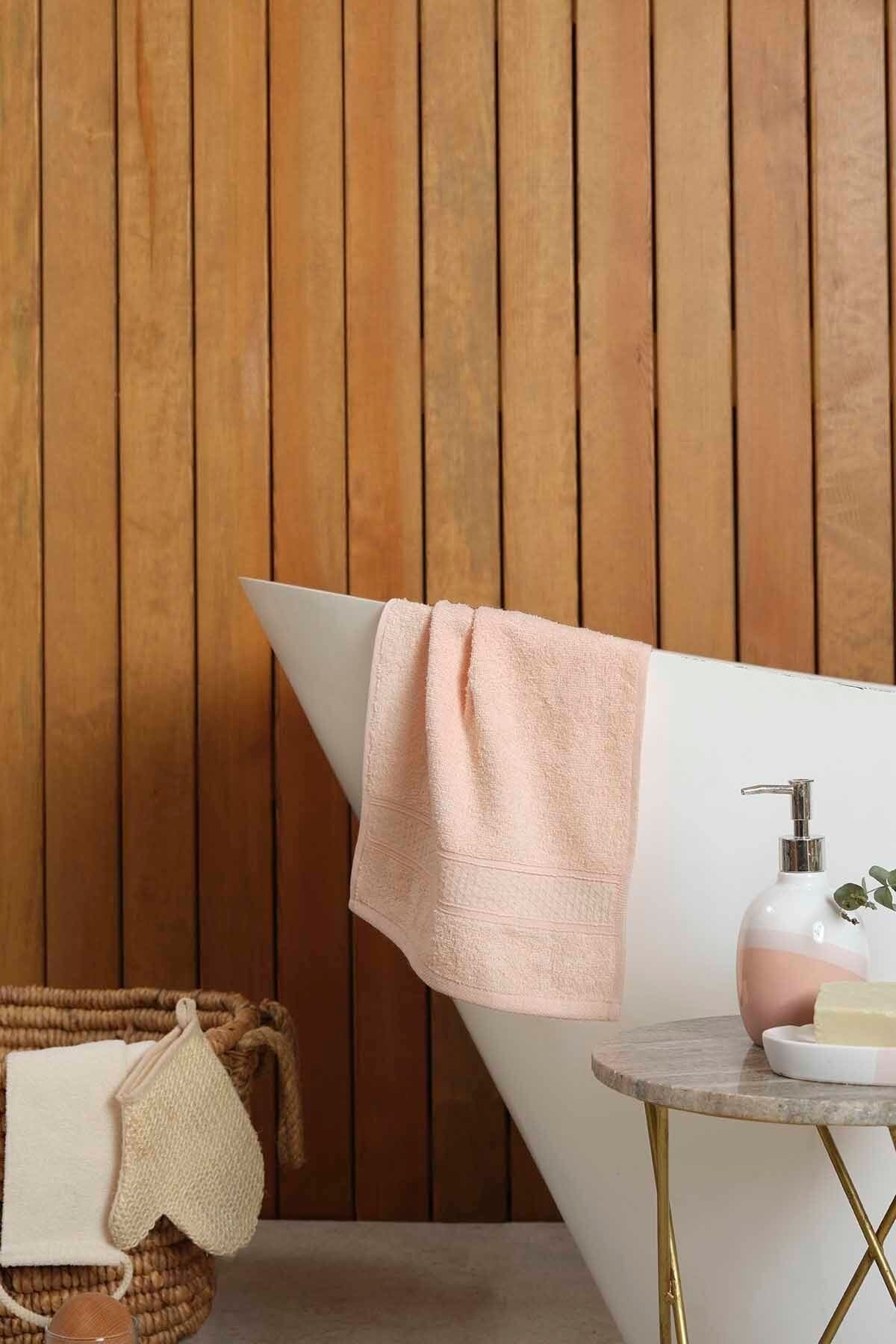 Karaca Home Dielle Pudra Recycle Tekli Havlu