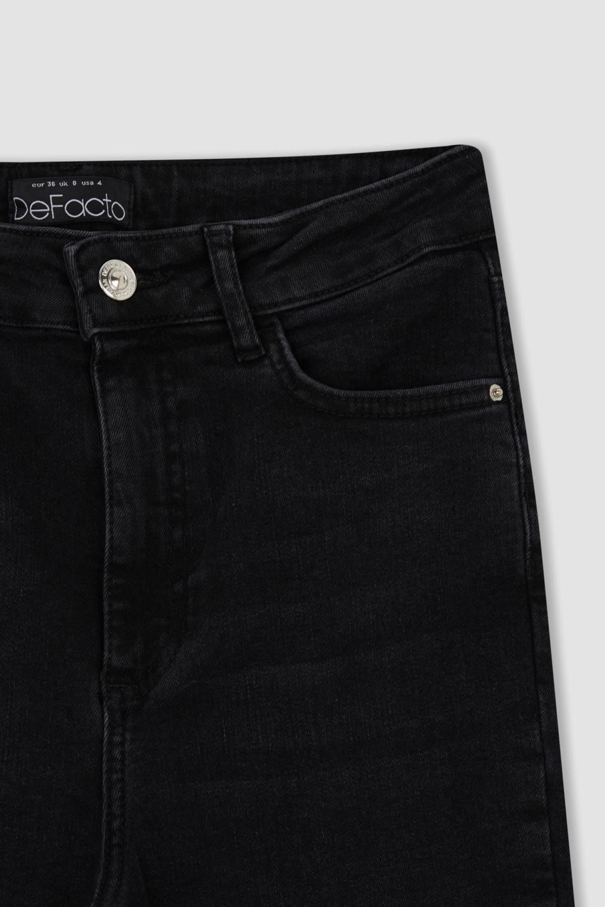 DeFacto-Super Skinny Fit Jeanshose mit hoher Taille 6