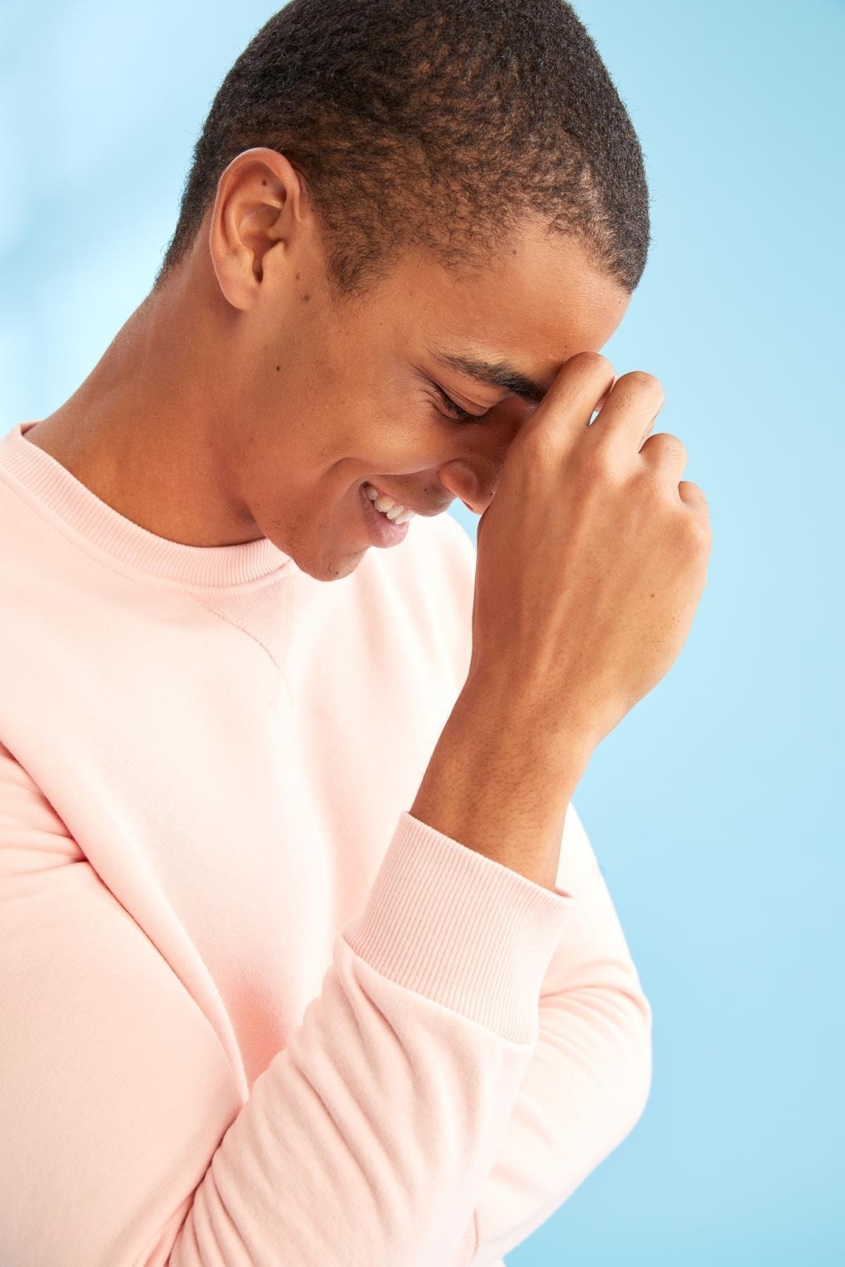 سویشرت مردانه صورتی دفاکتو | T3777AZ21AU اورجینال - تصویر 4