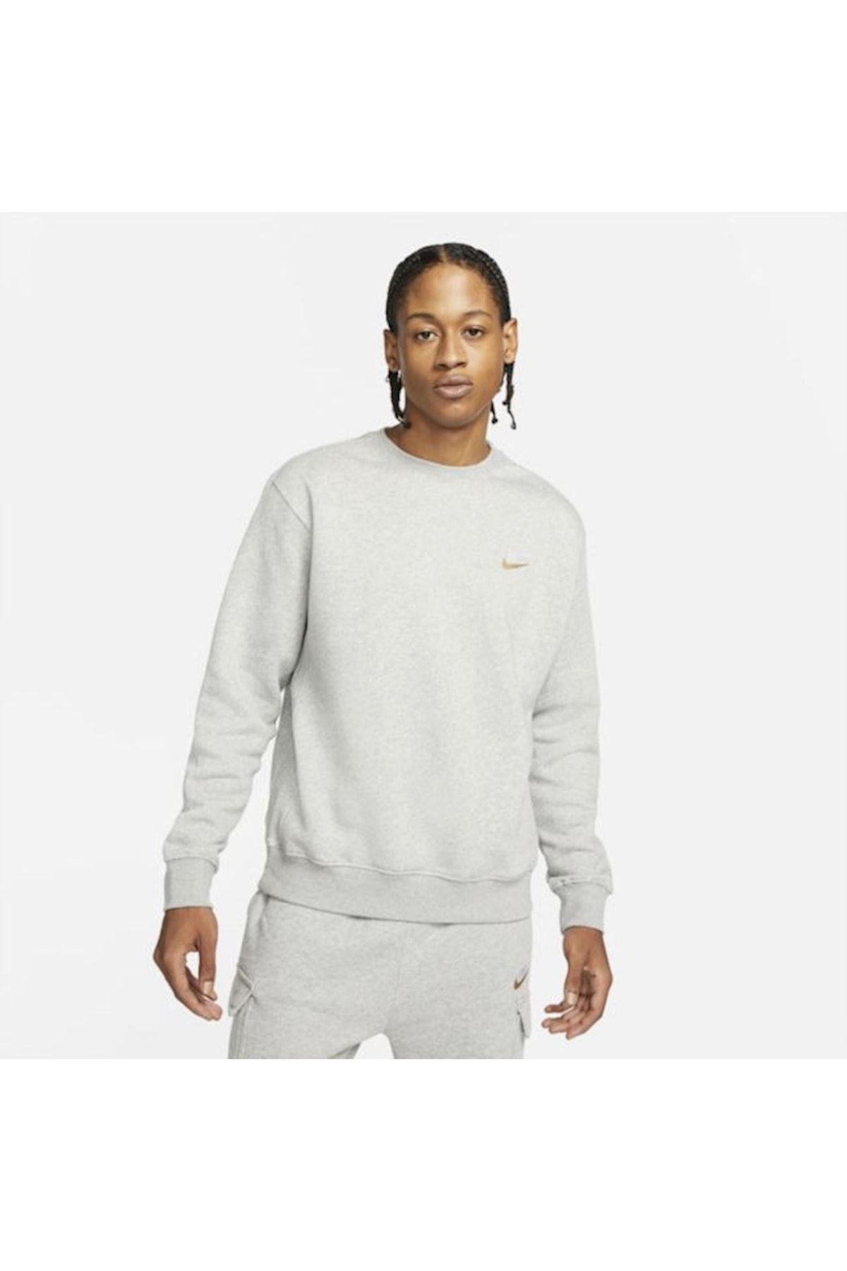 Nike Sportswear Club Men s Gray Sweatshirt Dr9277 063 Trendyol