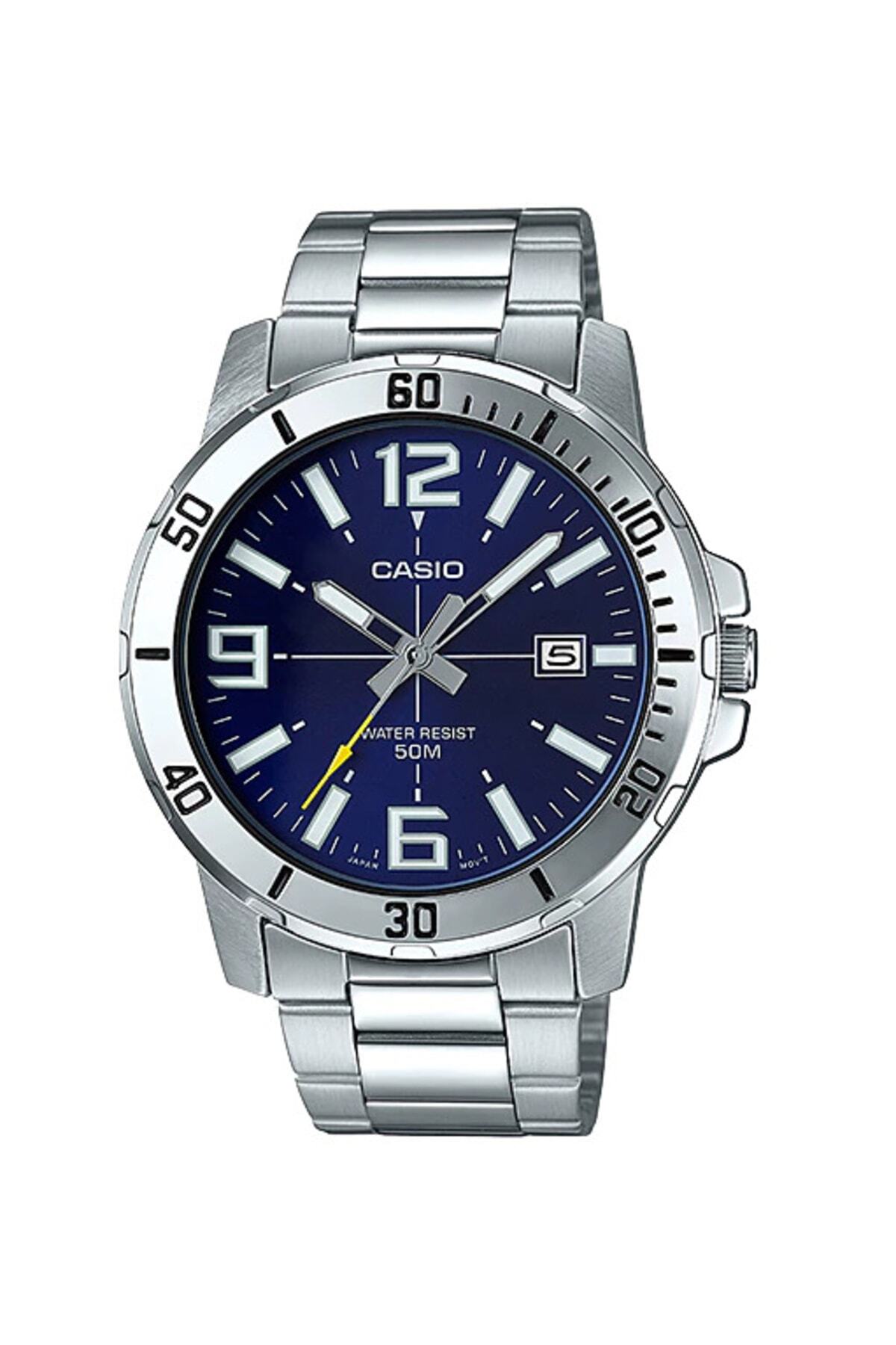 Casio-Men's Wristwatch - MTP-VD01D-2BVUDF Model 1