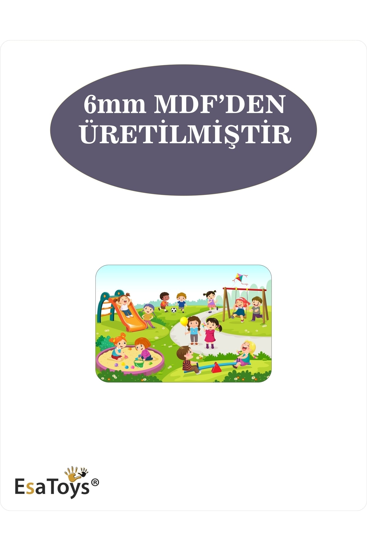 esatoys Ahşap Çocuk Puzzle 6 Parça fotoğrafı 2 (önizleme)