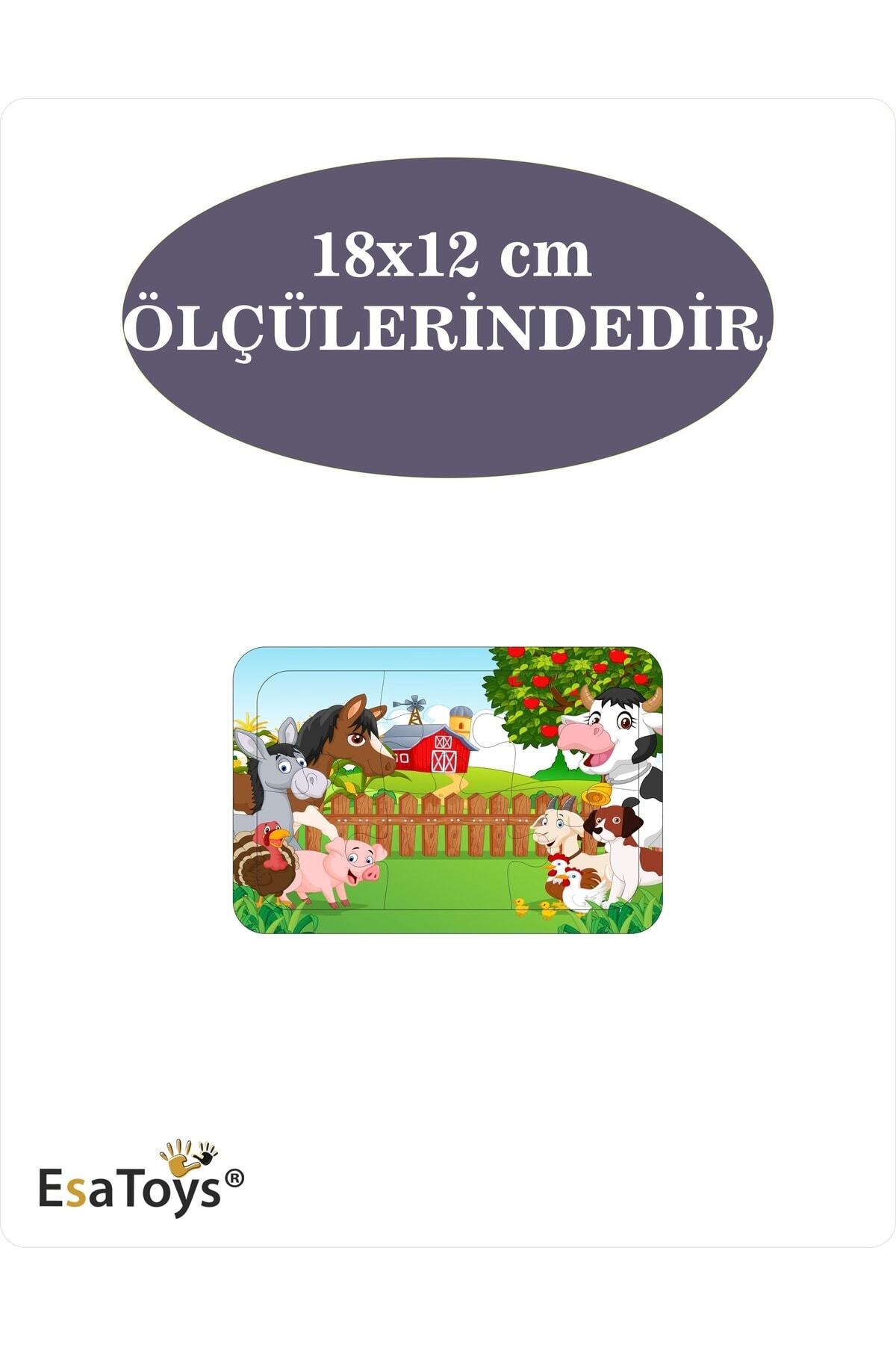 esatoys Ahşap Çocuk Puzzle 6 Parça fotoğrafı 3 (önizleme)