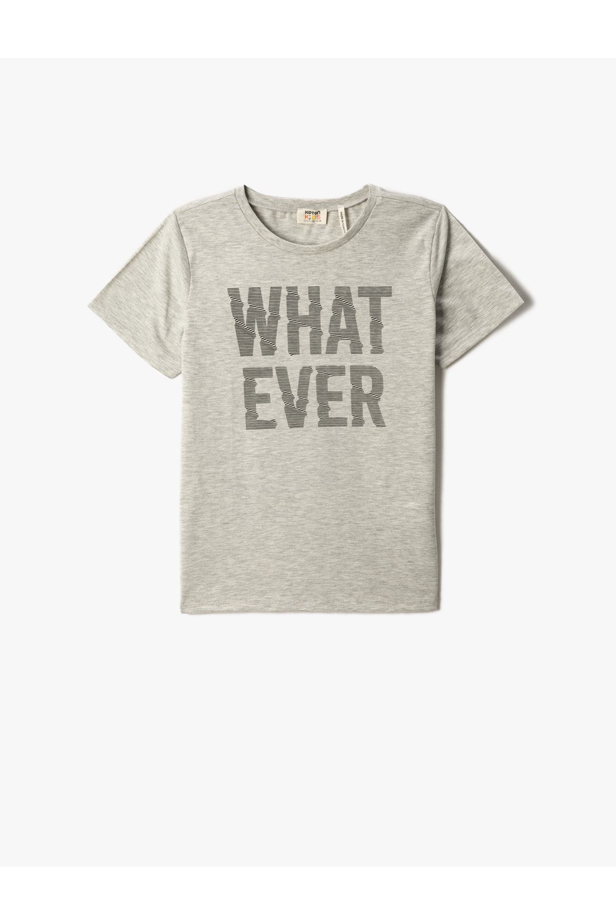 Koton T-Shirt Grau Regular Fit