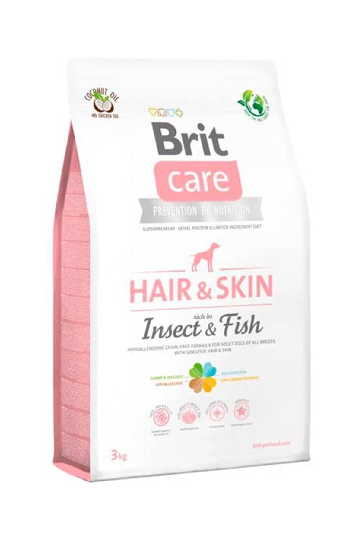 Brit Care Hair & Skin - Hassas Deri Ve Tüylere Sahip Tüm Irklardan Yetişkin Köpekler Için Böcek Pro