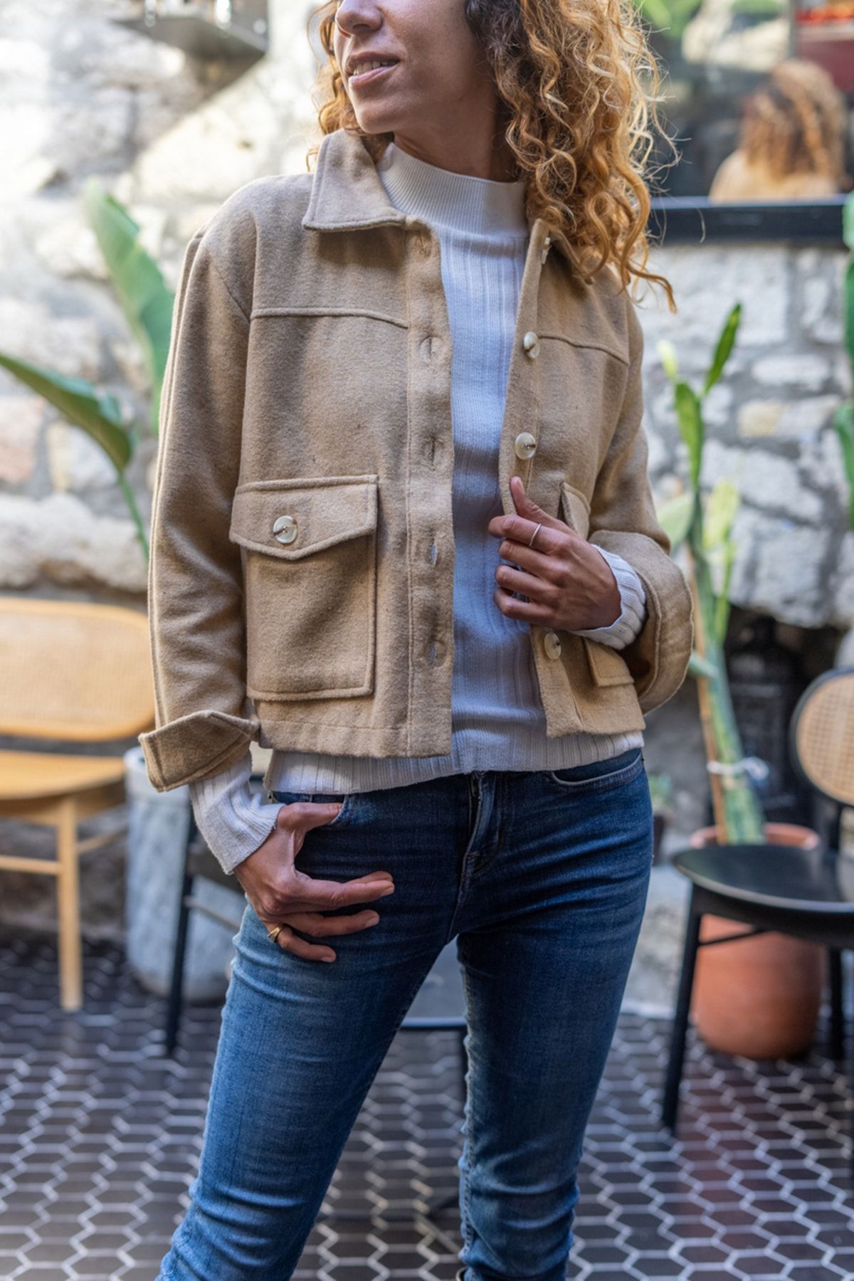 Short outerwear best sale