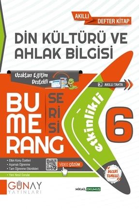 6. Sınıf Bumerang Etkinlikli Din Kültürü Ahlak Bilgisi 2022-2023 9786257150521