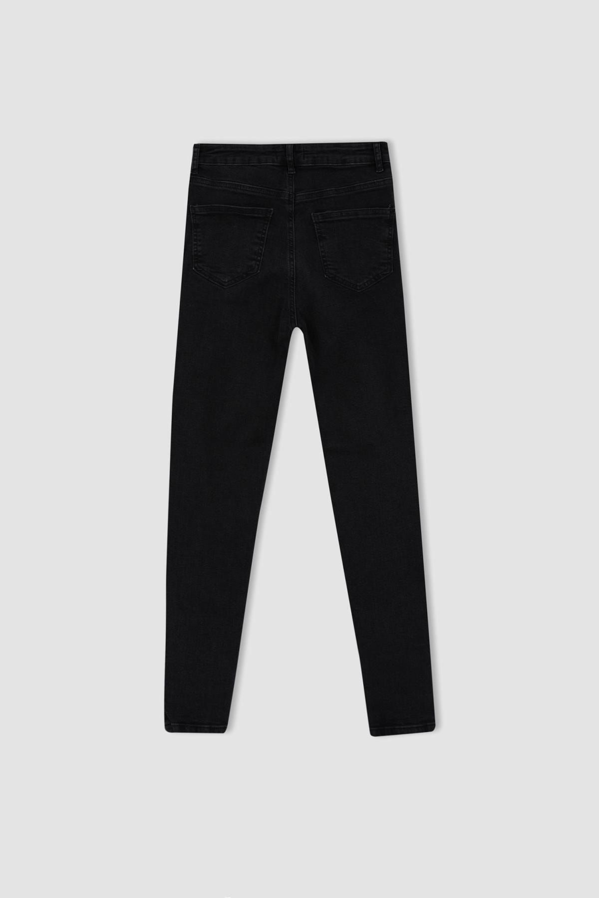 DeFacto-Super Skinny Fit Jeanshose mit hoher Taille 7