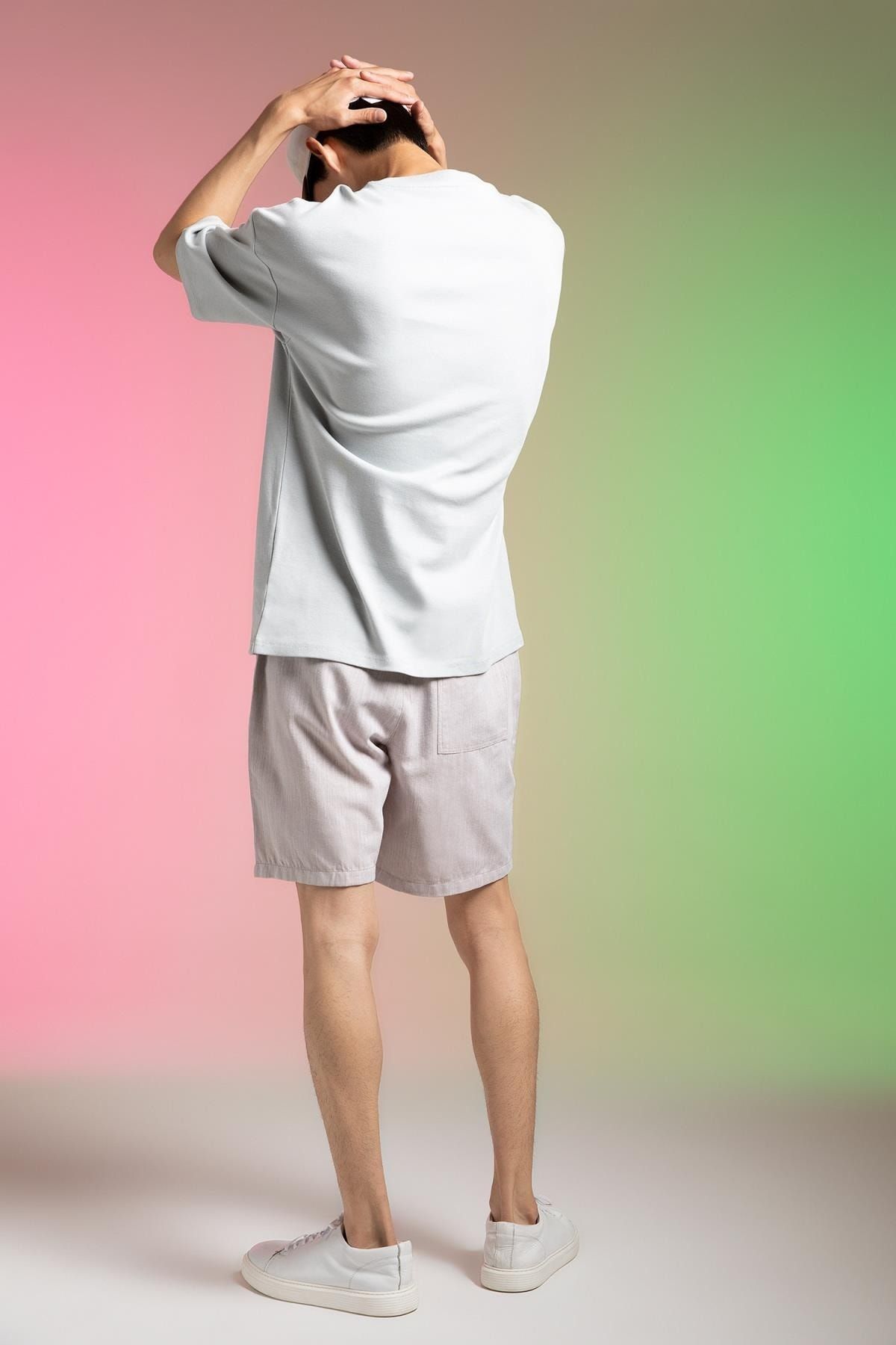 DeFacto Shorts Ecru Mittlerer Bund