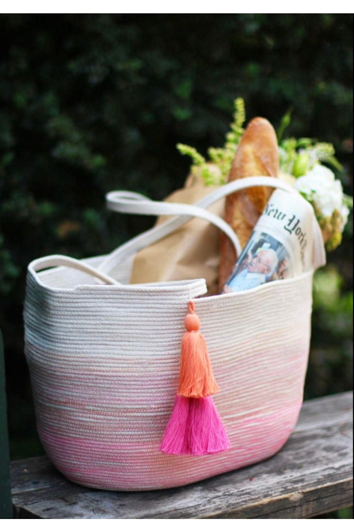 Makromecity-10 Meters Macrame Cord - Kaytan, Woven, Basket, Supla and Swing Bag 4
