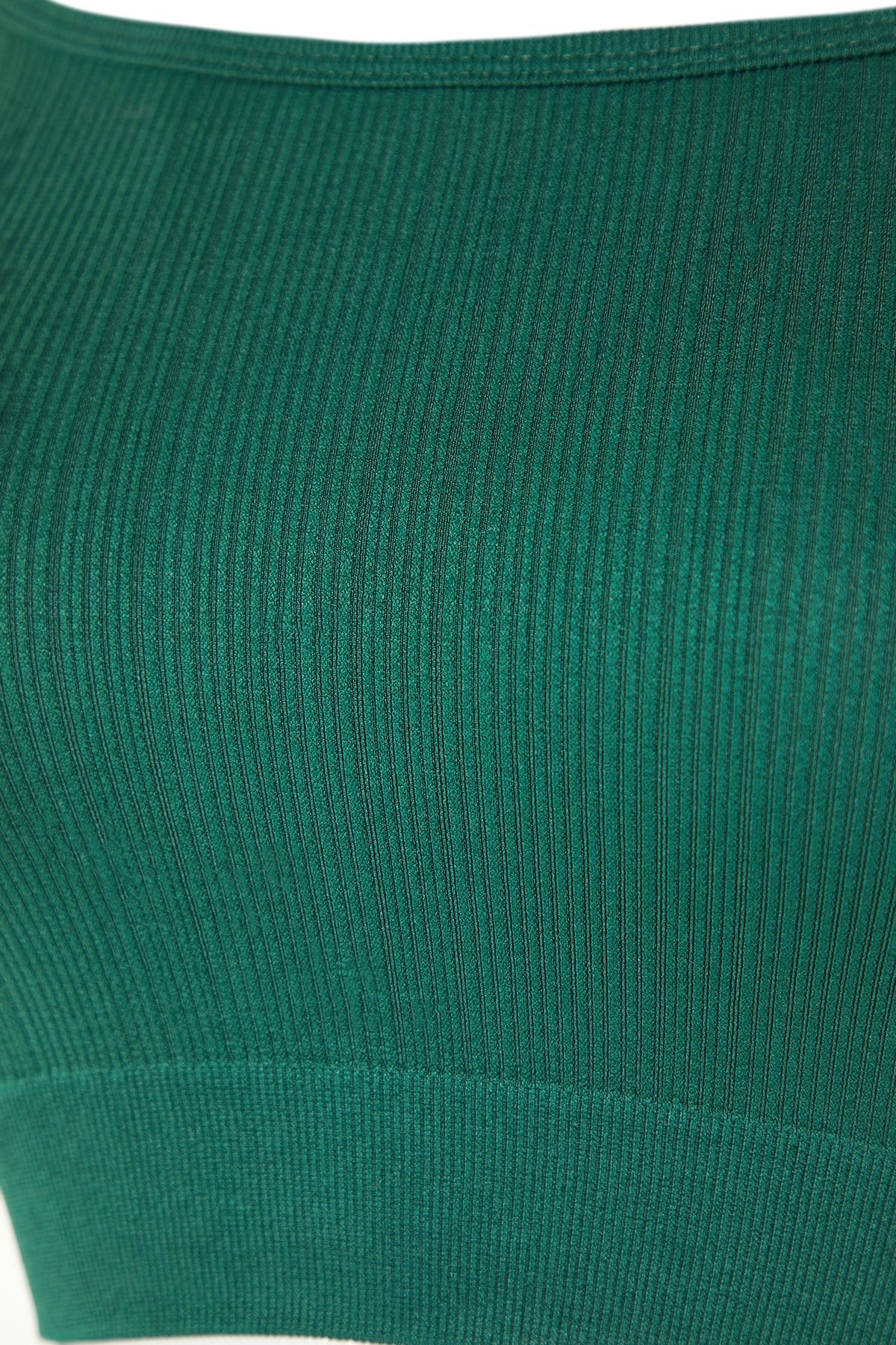 Trendyol Collection-Duck Head Green Seamless/Seamless Crop Extra Stretch Gestricktes Sportoberteil/Bluse TWOAW22BZ0450 7