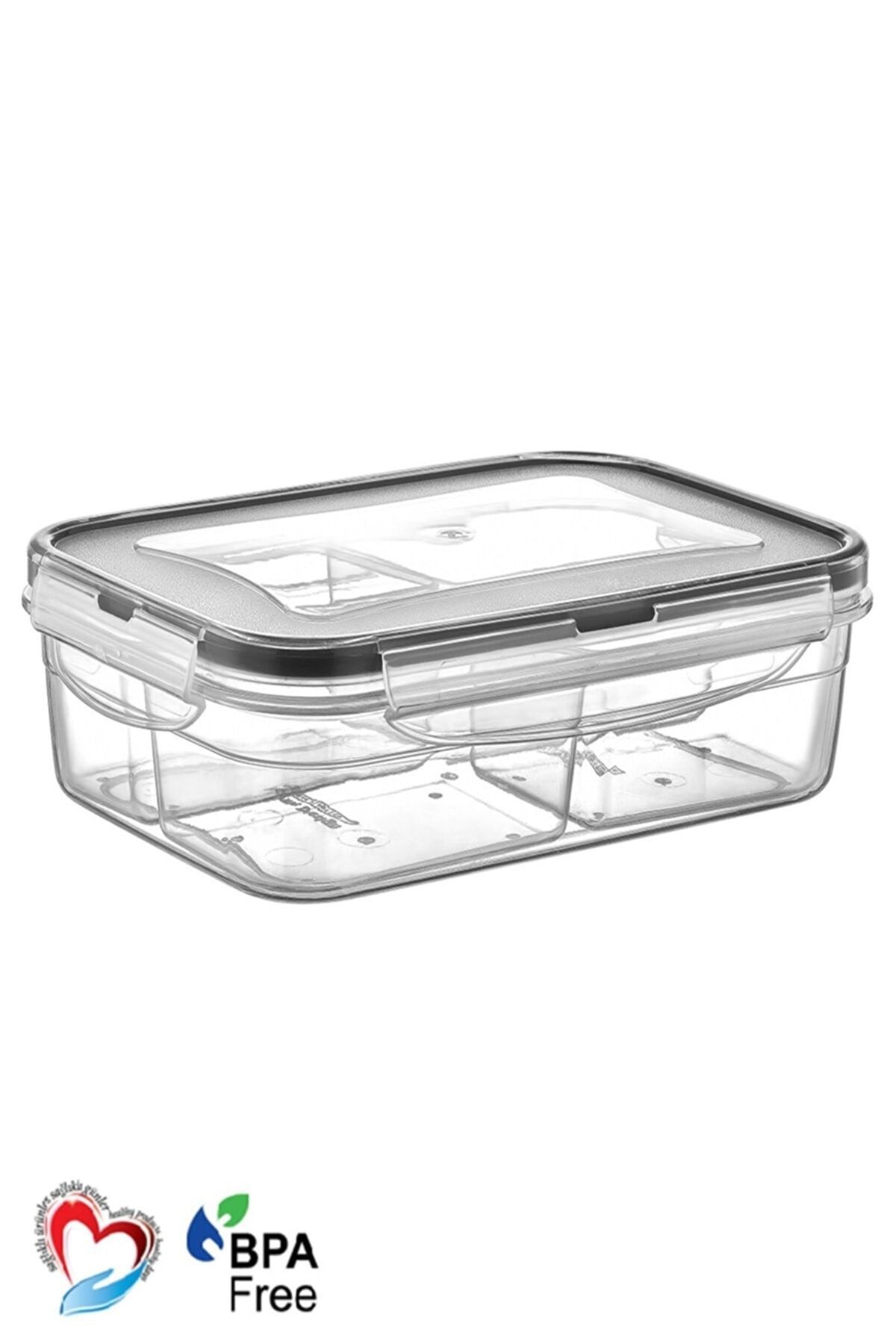 TEMMUZ HOME-4-Compartment and 3-Compartment Storage and Feeding Container with Leak-Proof Gasket Storage Container 5