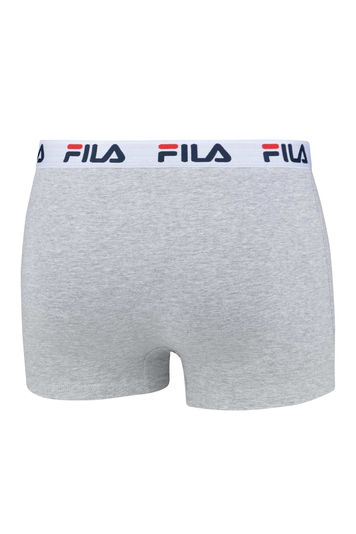 FILA Boxershorts Rot Unifarben