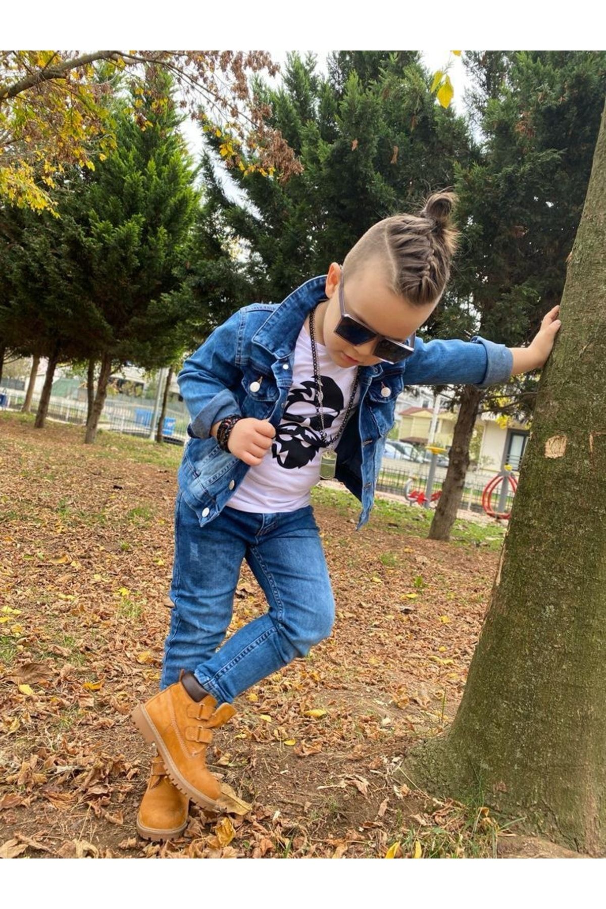 Denim jacket timberlands sales