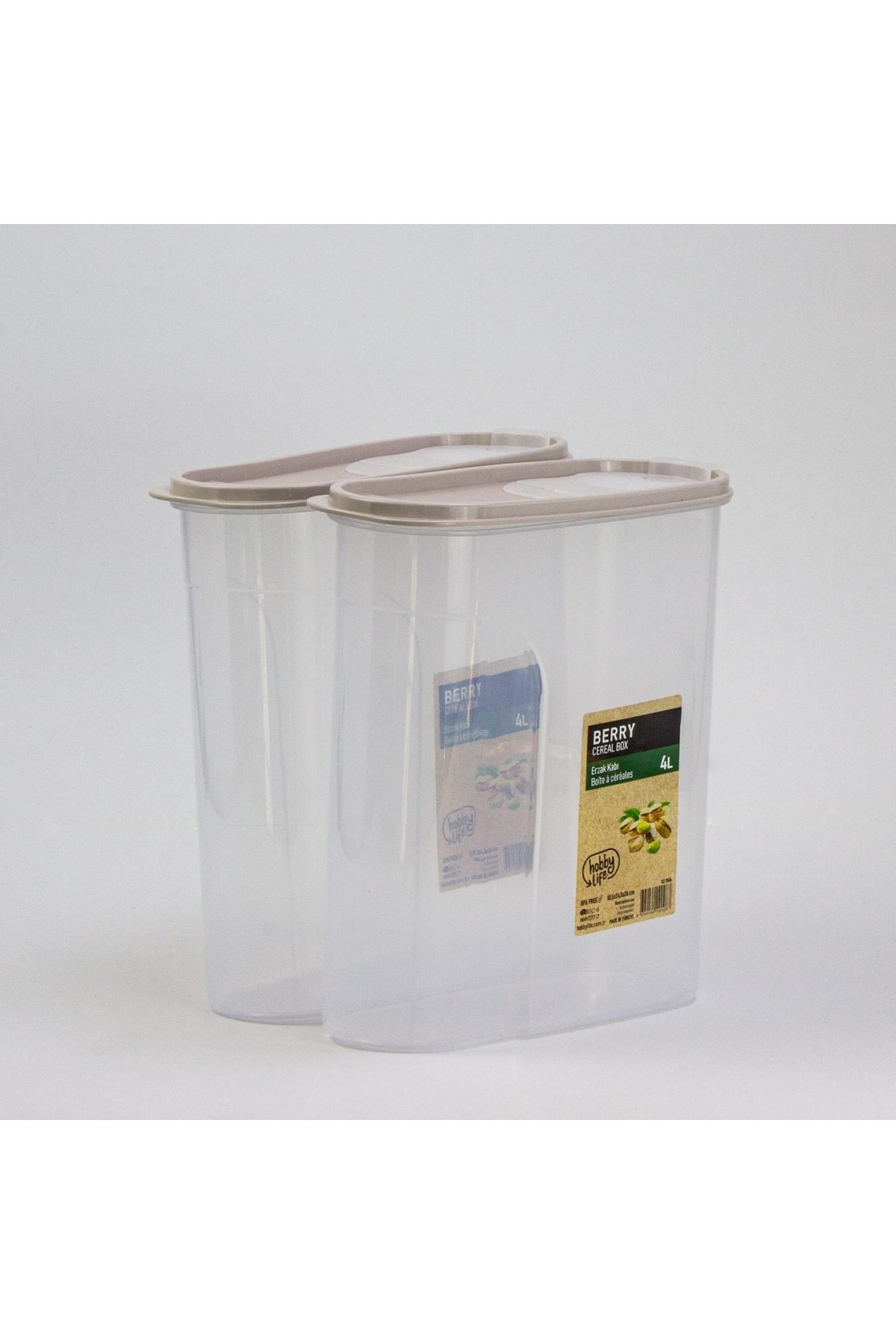5 No Berry Supply Containers (4 Lt.) 2pcs