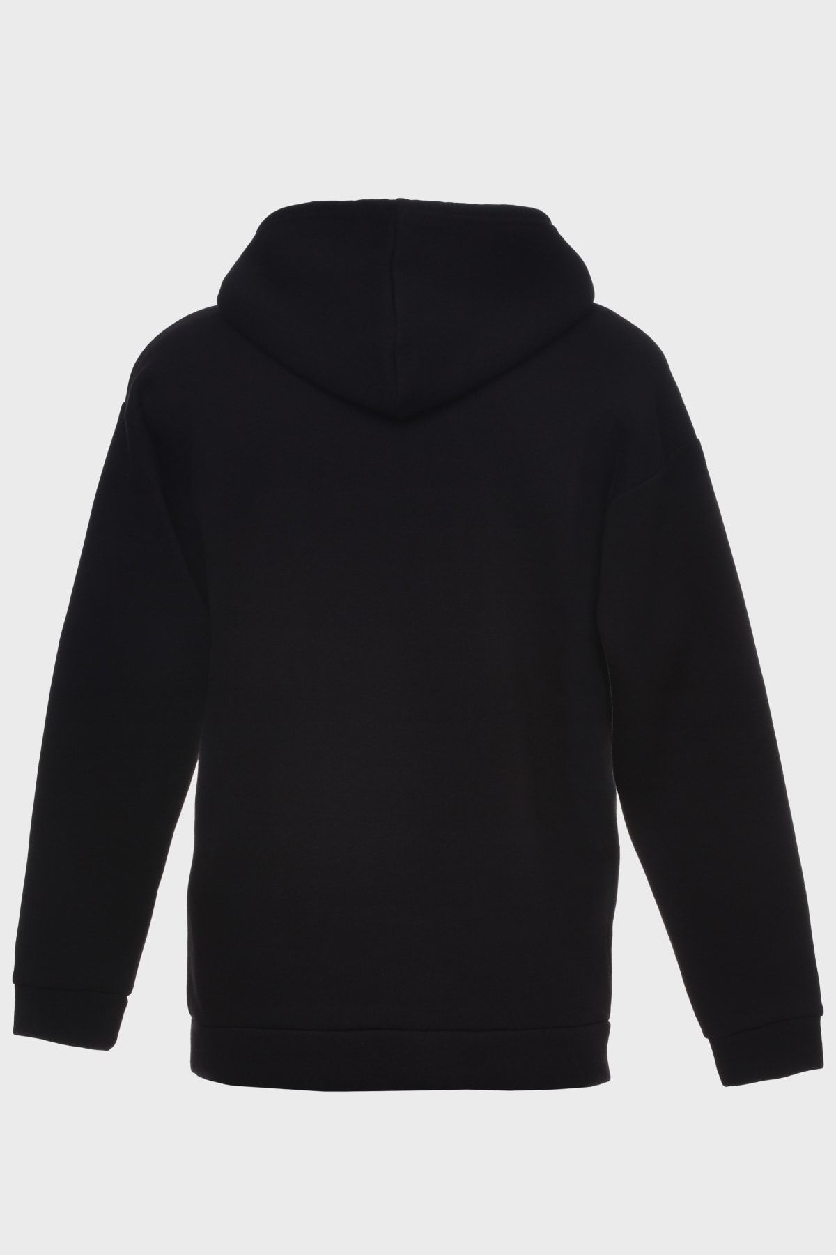yağmur alp-Samurai Minimal Pattern - Hooded Three Thread Oversize Sweatshirt Hoodie 2