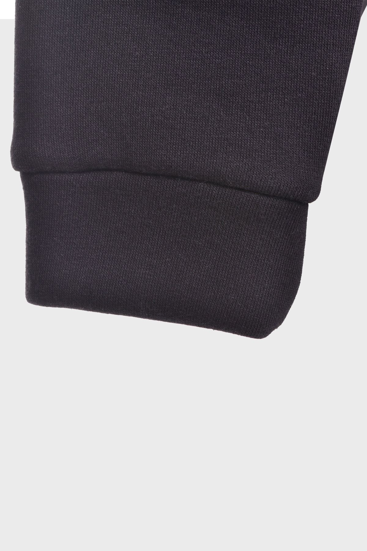 yağmur alp-Samurai Minimal Pattern - Hooded Three Thread Oversize Sweatshirt Hoodie 4