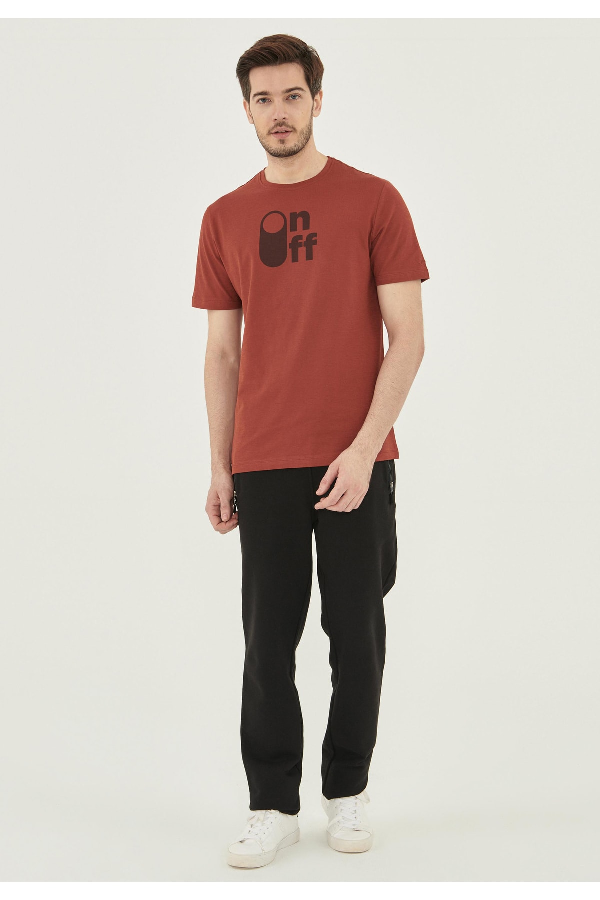 ORGANICATION T-Shirt Beige Regular Fit