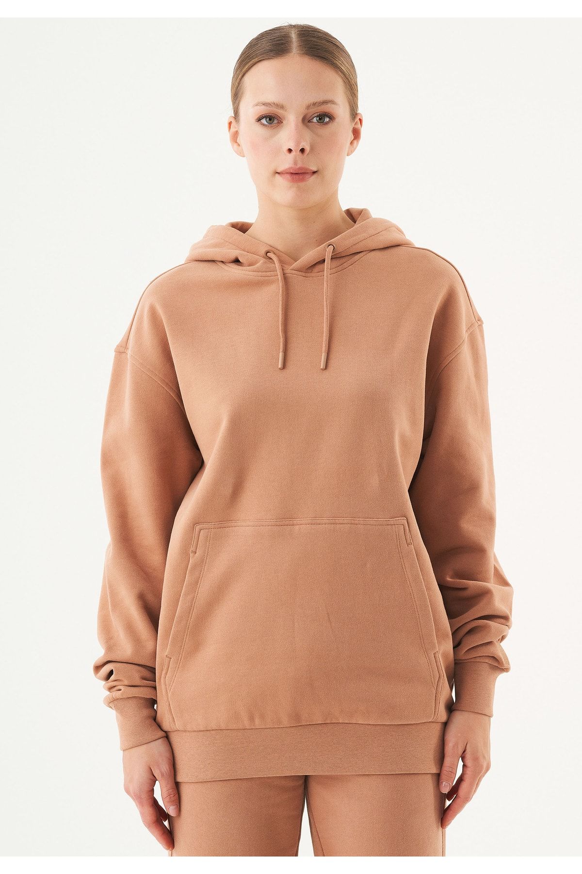 ORGANICATION Pullover Braun Relaxed Fit Fast ausverkauft