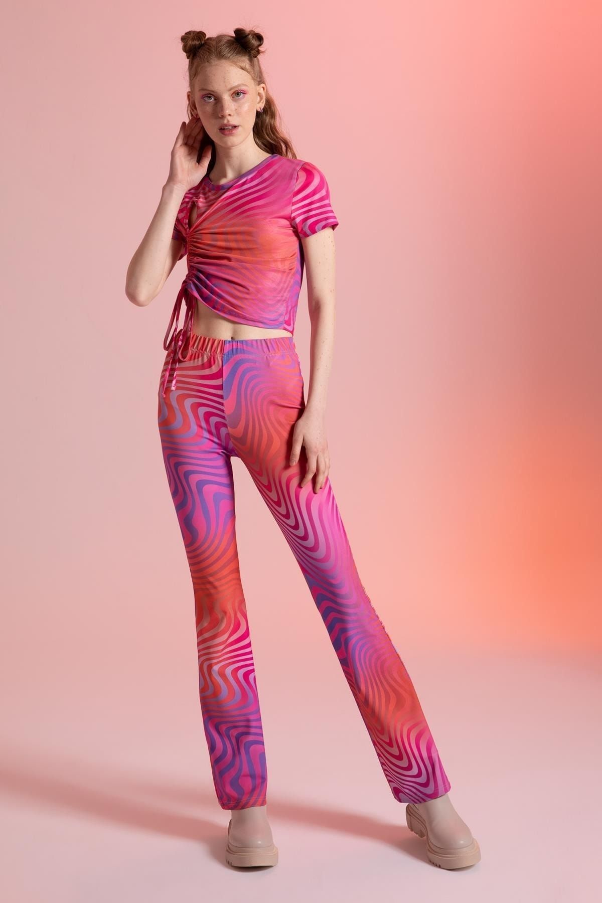 DeFacto Hose Rosa Bootcut