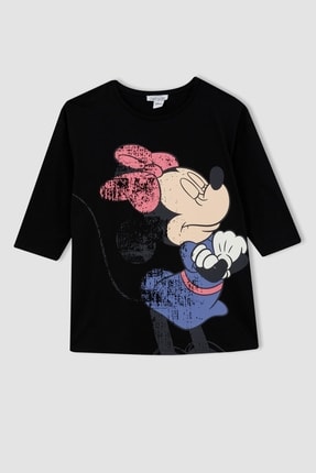 DeFacto Disney Mickey & Minnie Regular Fit Kısa Kollu Tiş&ouml;rt