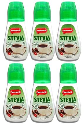 Sweetwell Stevia Sıvı Tatlandırıcı Sıfır Kalori 200 Ml X 6 Adet