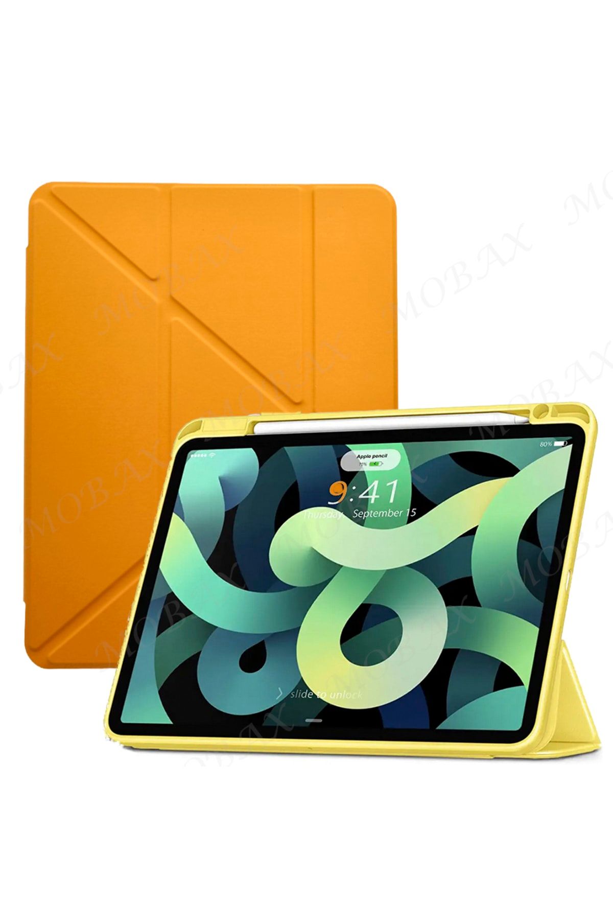 UnDePlus Ipad Air 5 Air 4 10.9 Uyumlu Kılıf Kalem Şarj Case A2072