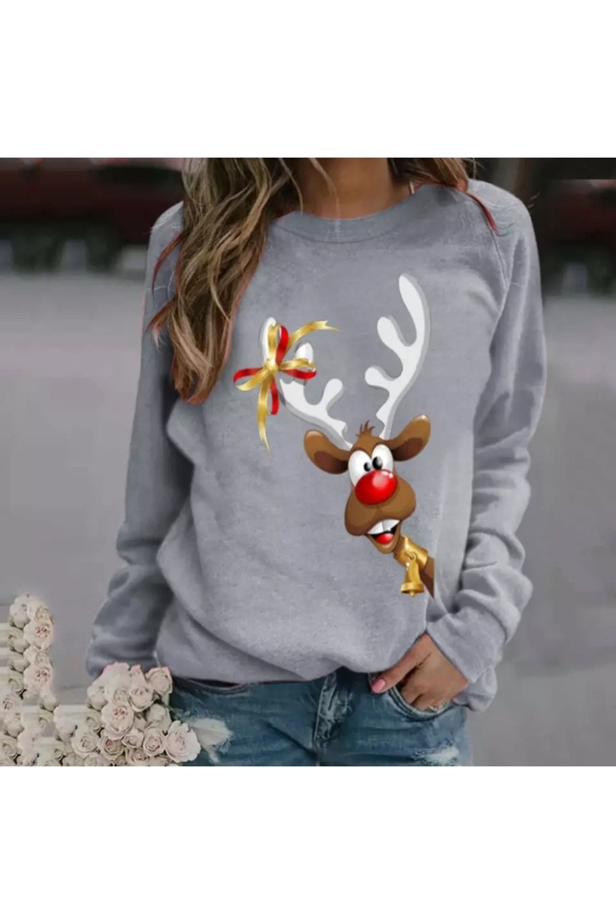 Deer sweatshirt hotsell