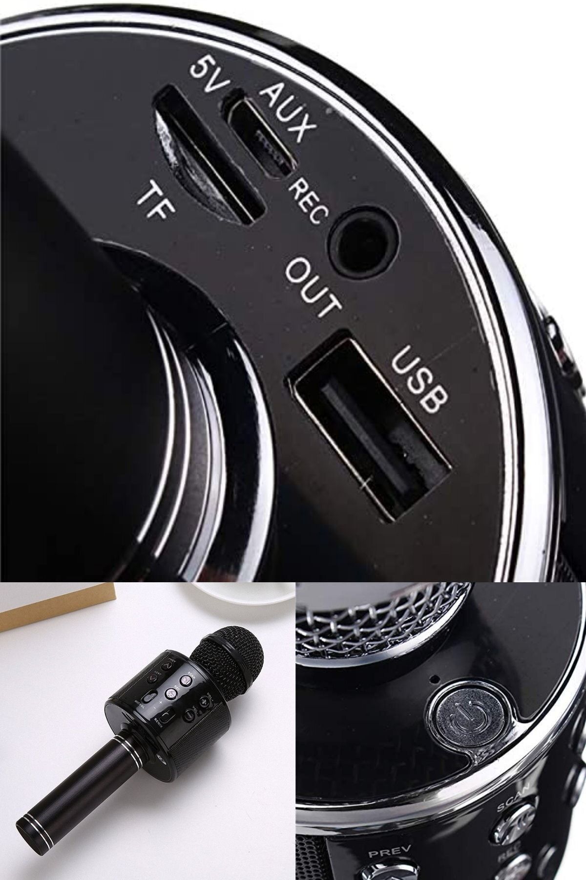 Midday-Karaoke Microphone Speaker with Bluetooth Connection Offering High Quality Sound Experience 5