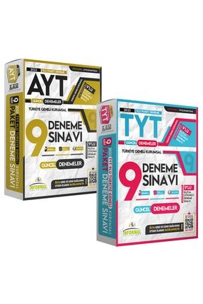 Tyt- Ayt Türkiye Geneli Kurumsal 9lu Paket Set Deneme Sınavı TYTAYT9LUPAKET
