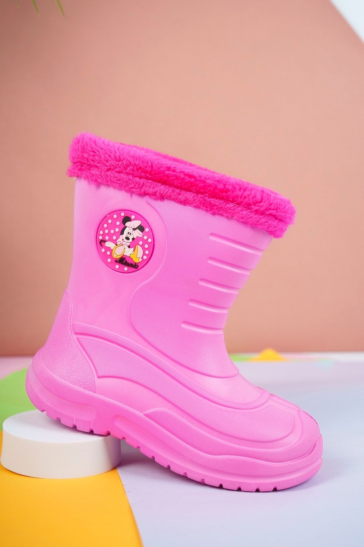 Pink clearance flat boots