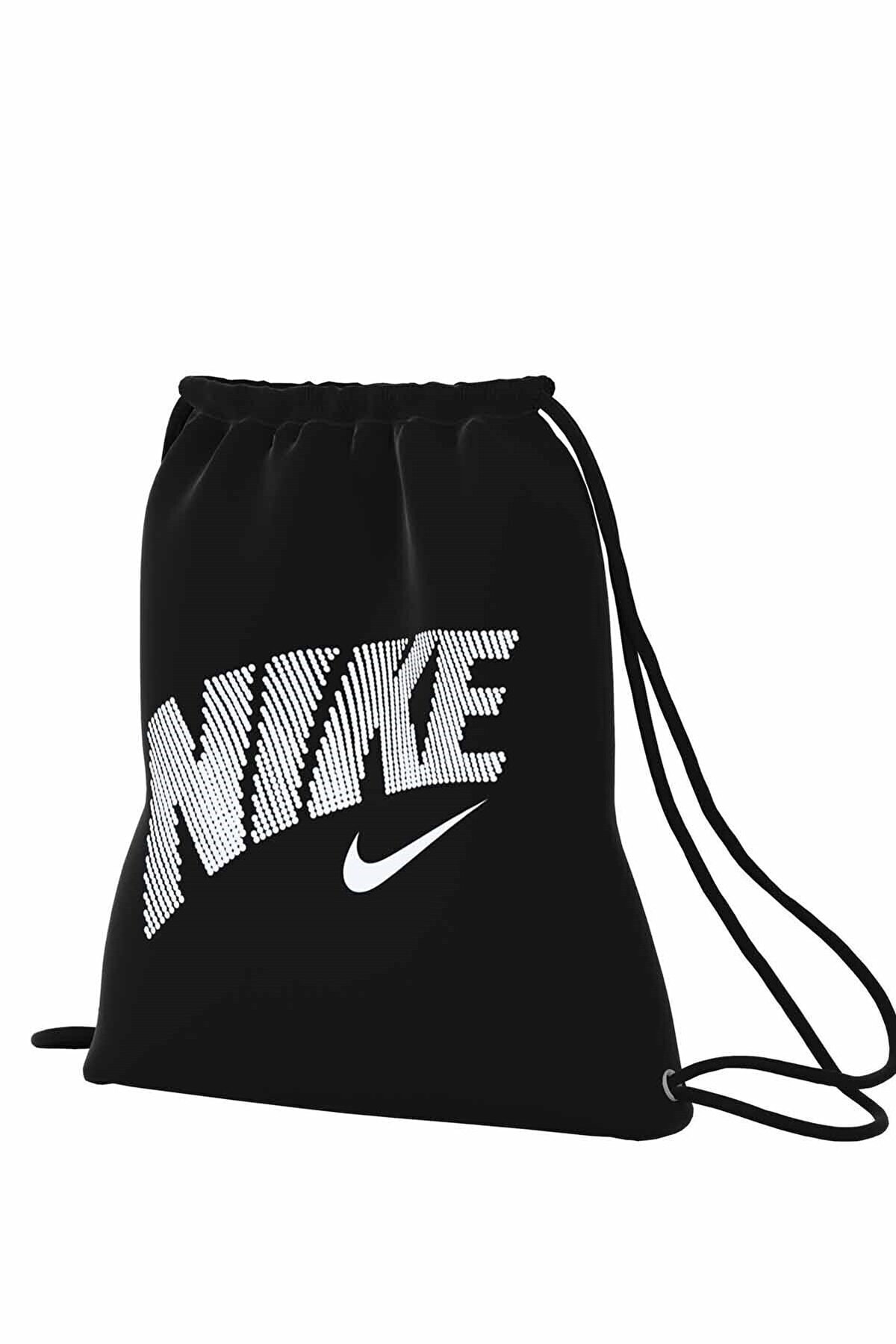 Nike Siyah Graphic Gym Sack (12l) Torba Çanta Unisex Sırt Çantası
