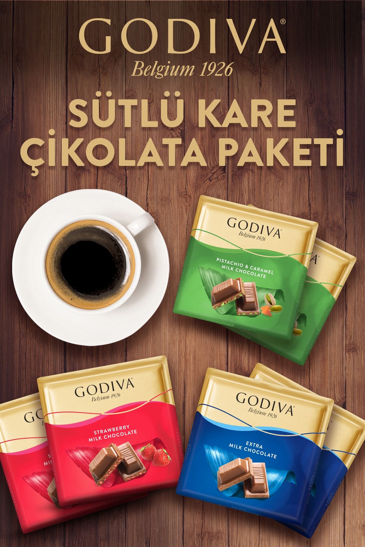 Godiva Sütlü Kare Çikolata Paketi Fiyatı, Yorumları TRENDYOL