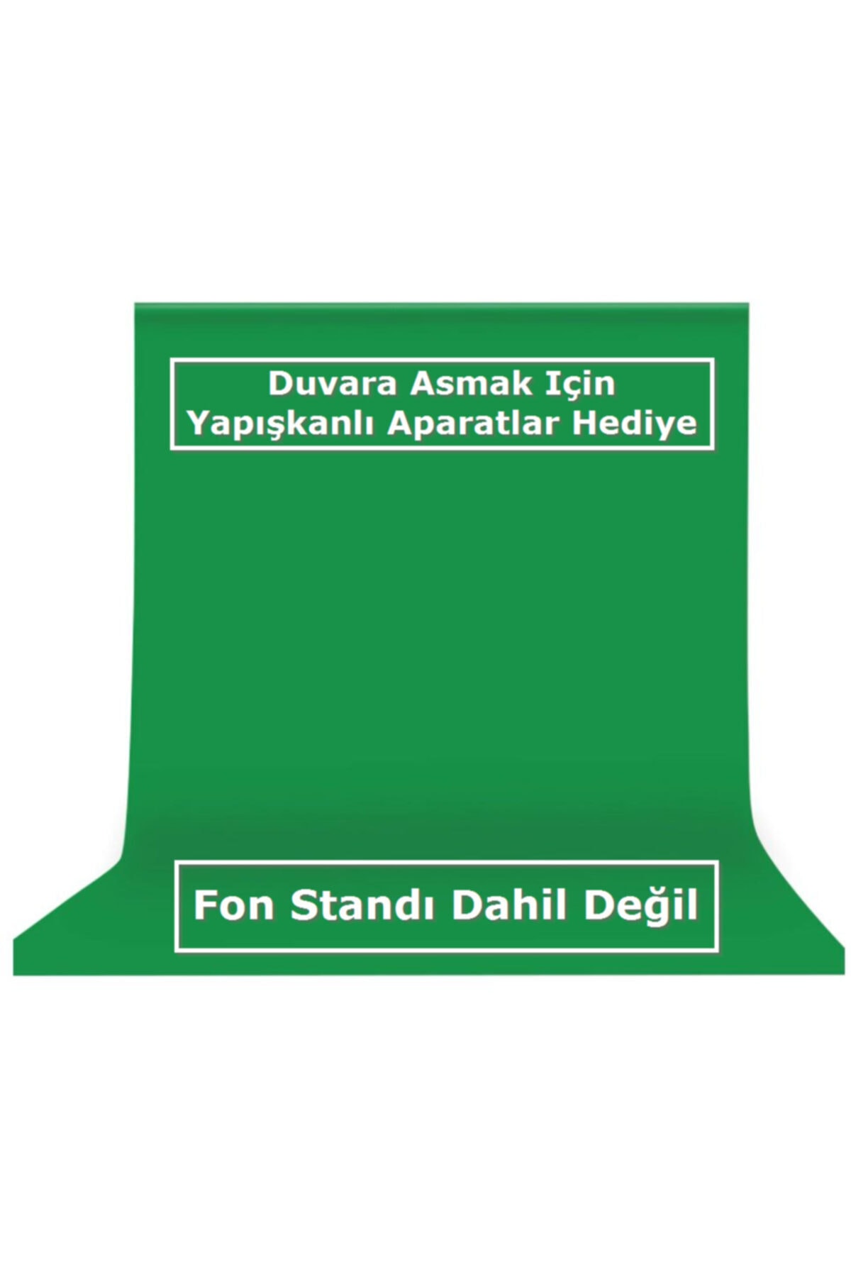 Profesyonel Fotoğraf Video Çekimleri Için - Chromakey Green Screen 1.5x3 M Greenbox Yeşil Fon Perde