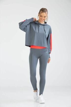 Kadın Tayt Sweat Takım Va-0014 Banj Track Suit VA-0014/GREY