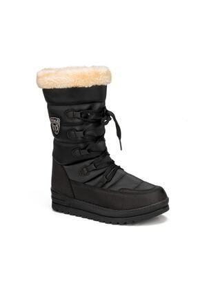 Kadın Siyah Termal Kürklü Kışlık Karbotu Ayakkabı 995 SGS99258640