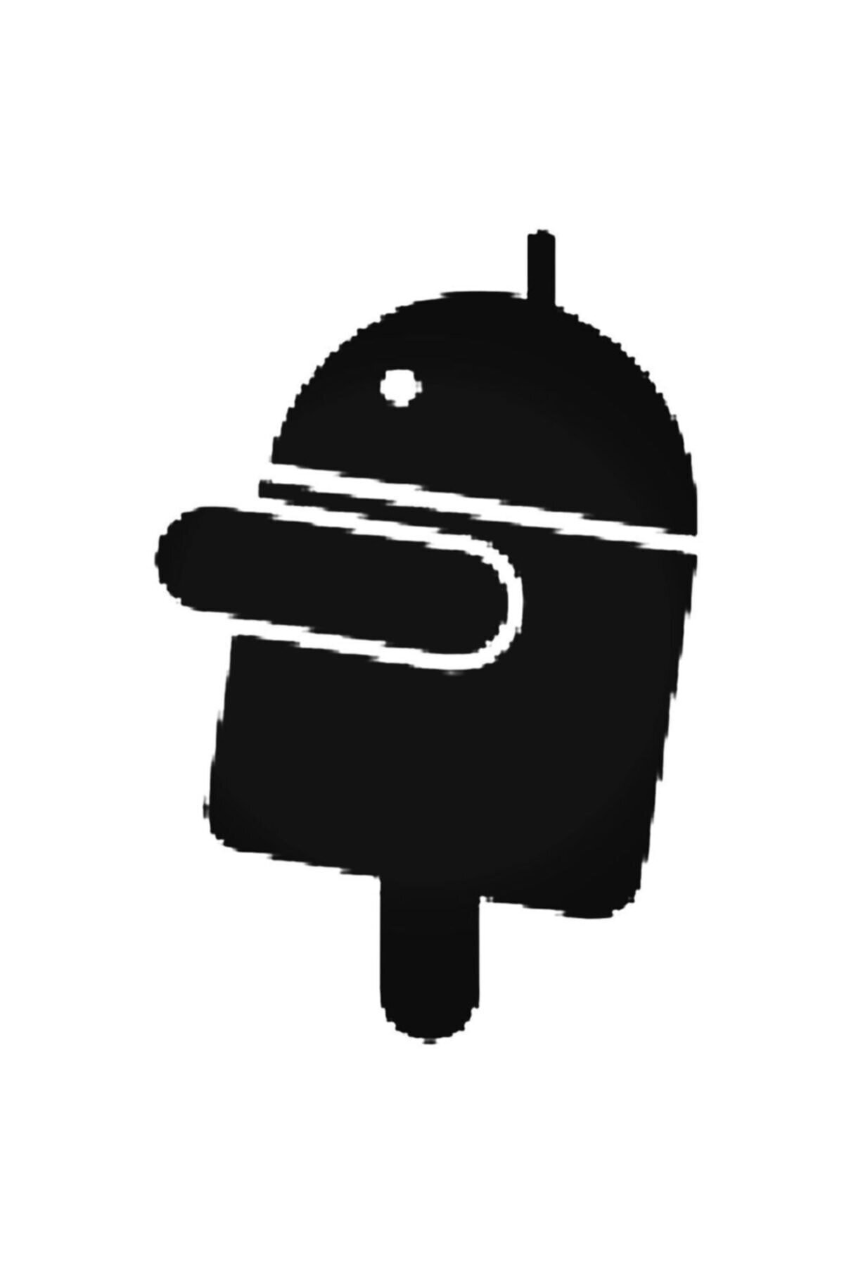 Universal-Android Robot Hugging Sticker Car Auto Rigging Wall Sticker 20cm 1