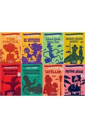 Çocuk Klasikleri Seti 8 Kitap Sefiller-tom Sawyer-define Adası Oz Büyücüsü çocuk klasikleri seti7