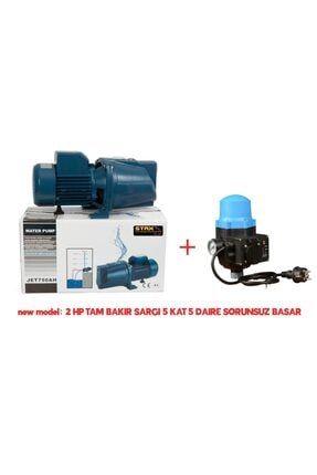 Paket Hidrofor Otomatik Sistem Su Pompası Tam Bakır Sarım 5 Kat 5 Daire 2 Hp 1.5 Kw STX-JET750-2HPDSK