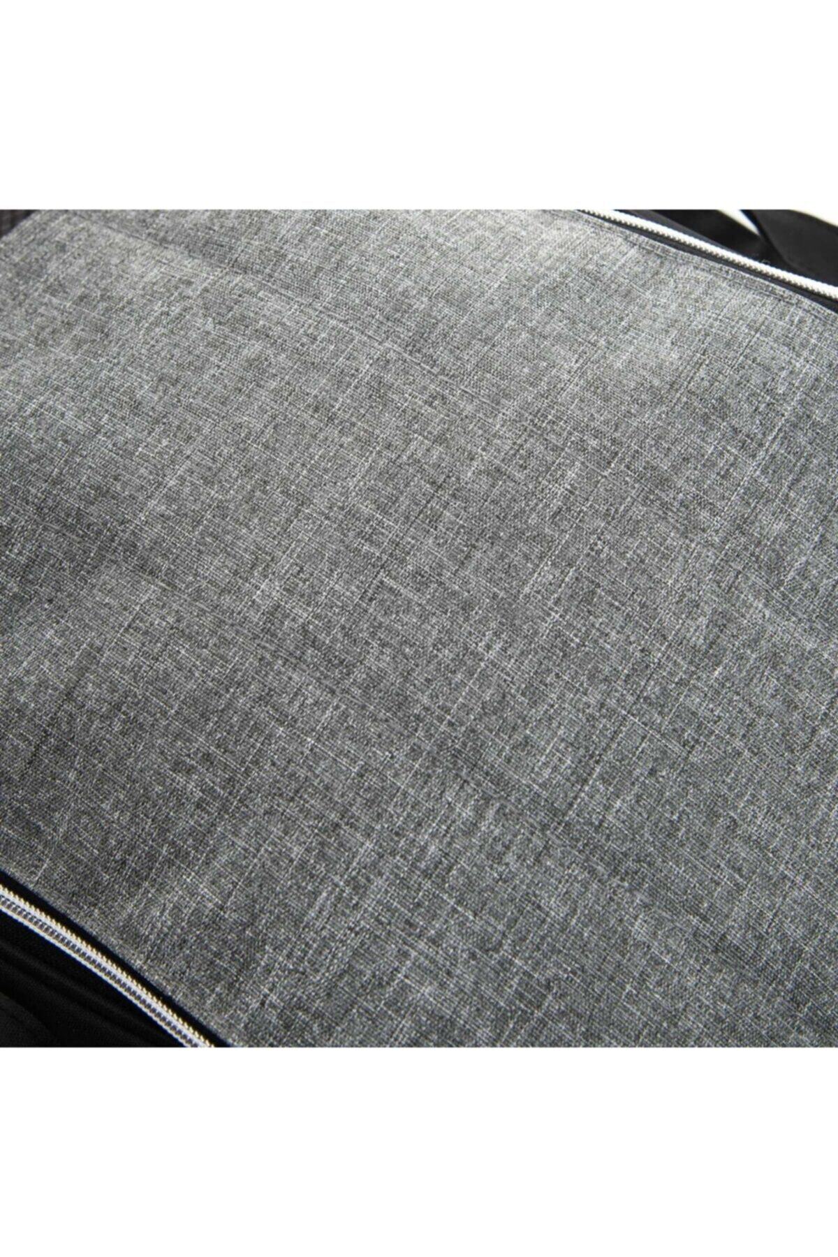 USF Ana Kucağı Puset Bebek Taşıma + Anne Bebek Bakım Çantası - Gri Siyah - Düz Gri Siyah fotoğrafı 4 (önizleme)