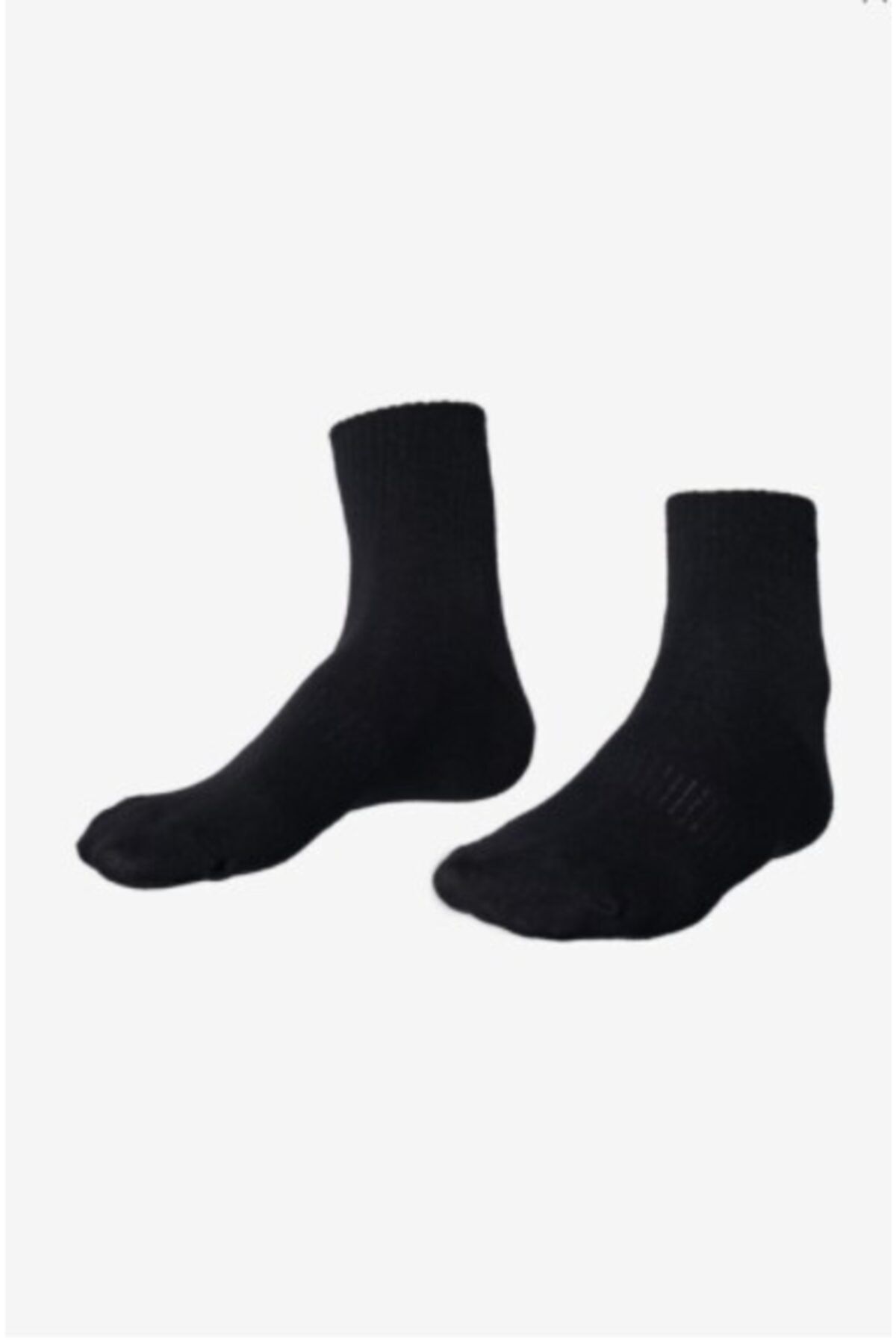 MEFKURE STORE-4 أزواج من الجوارب الرياضية السوداء Astroturf للارتداء اليومي، جوارب تدريب مضادة للتعرق 5