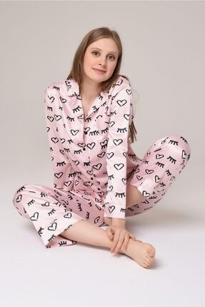 Saten Pijama Takımı BLD-H003