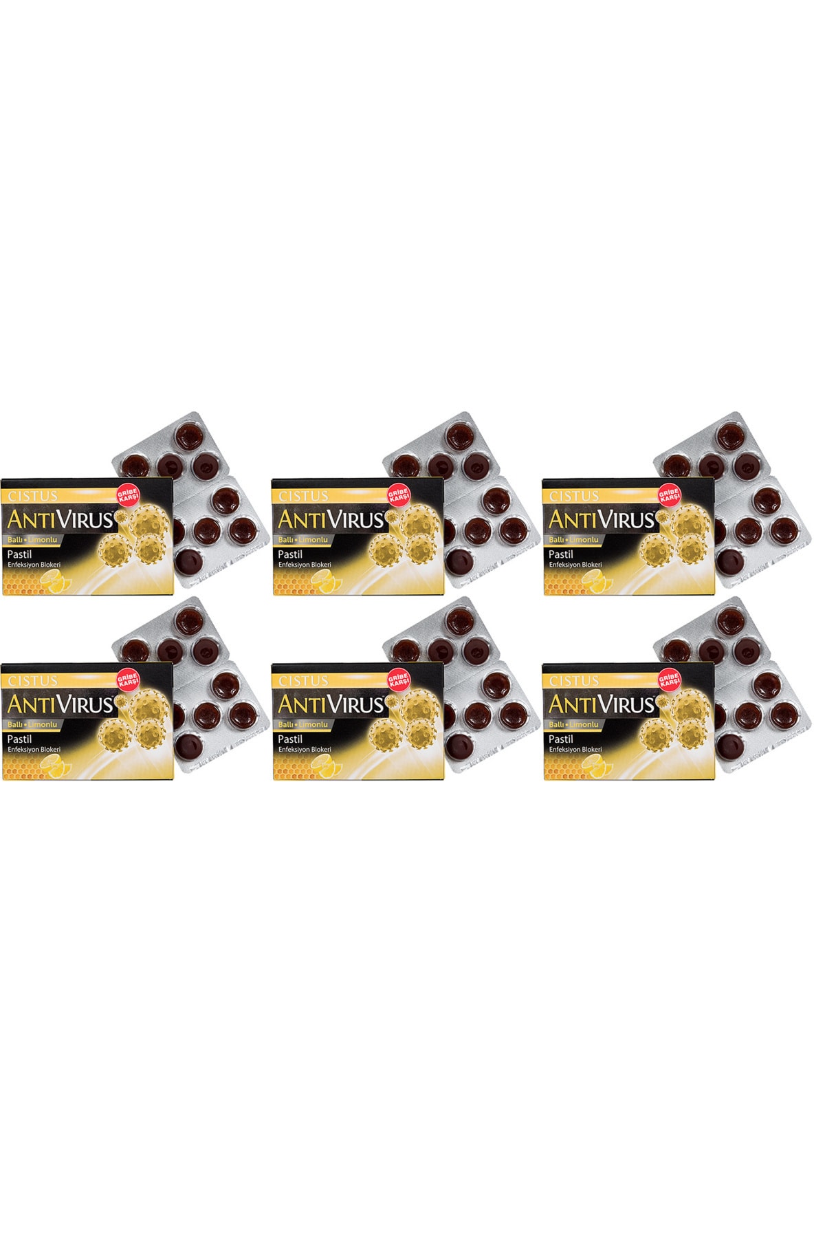 CISTUS Antivirüs Ballı-limonlu Pastil 6'lı Paket