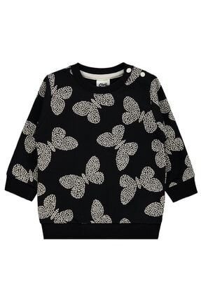 Kız Bebek Siyah Sweatshirt 91E57C910K01