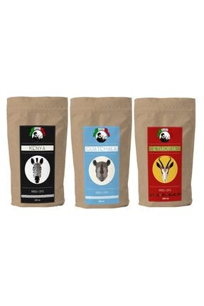 Fırsat Paketi Etiyopya & Guatemala & Kenya 3x200 Gram Filtre Kahve RSTEGK600
